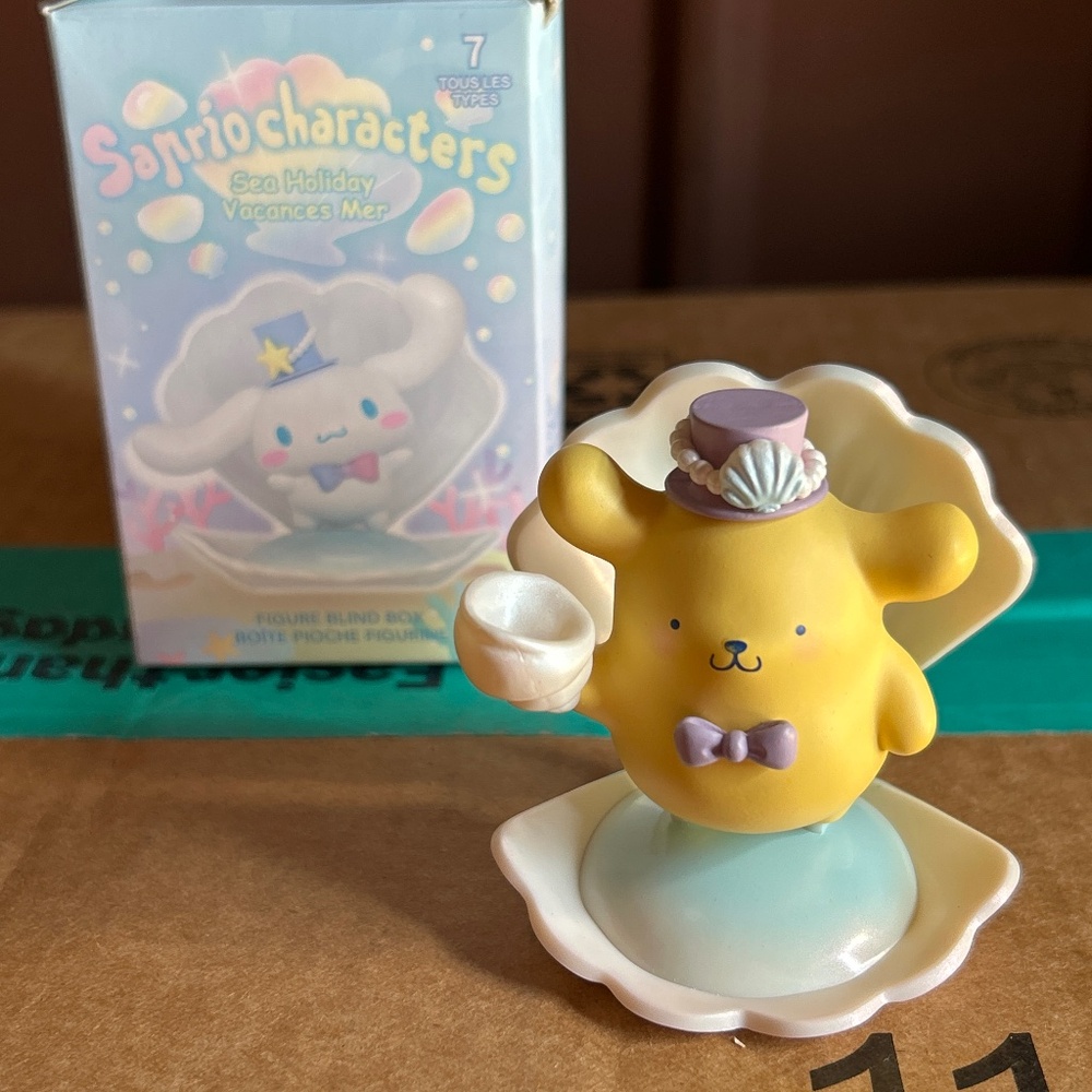 Sanrio Sea Holiday Pompompurin Top Toy Blind Box Figure #2